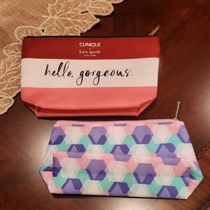 Clinique Kate Spade Cosmetic Bags Set